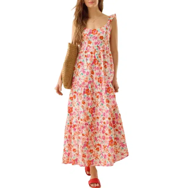 ALTAR'D STATE Floral Maxi Dress