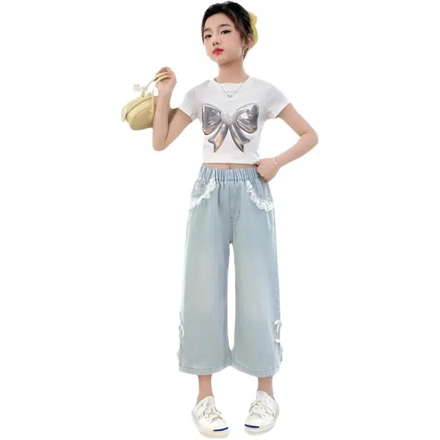 天才小熊牛仔裤 简约柔软流行清爽 儿童款