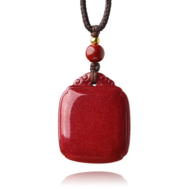 【匠心手作 平安无事】 灵菲 高含量紫金砂无事牌 新中式本命年招财转运挂坠 #好运转运珠包挂礼盒 朱砂 吊坠 男女同款情侣款