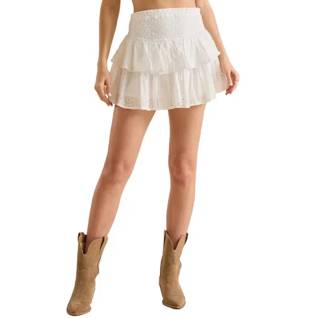 ALTAR'D STATE Cody Eyelet Mini Skort