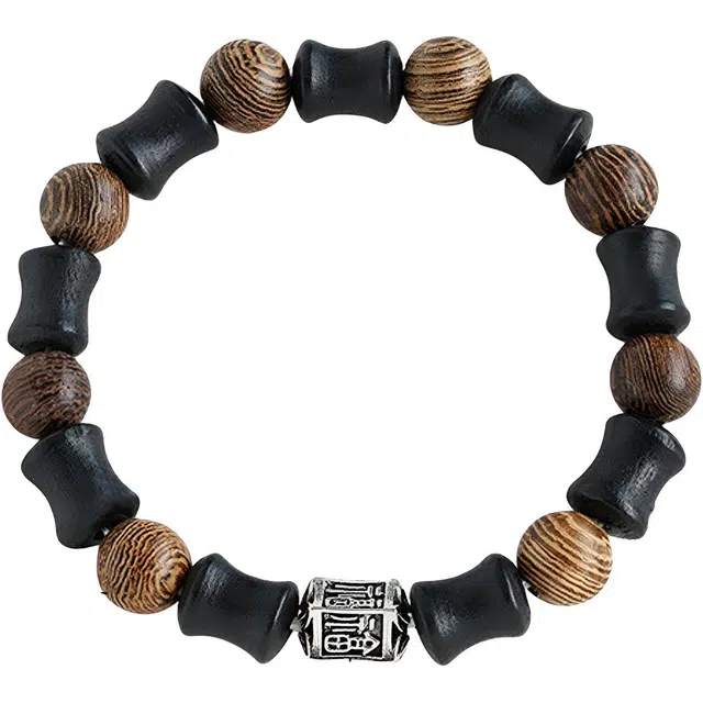 【握檀静尘心】 缇克玺 福禄吉祥护身聚财纳福 上岸有钱花转运 新中式国风简约经典#好运 檀木 手串 男女同款情侣款