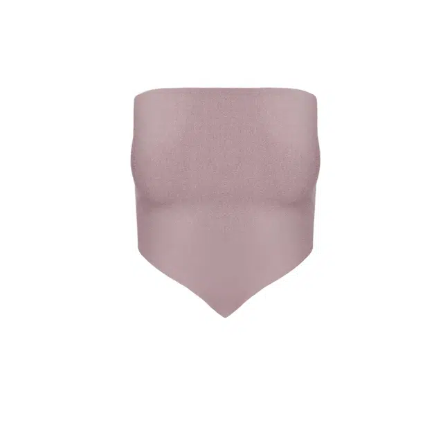 NAKED WARDROBE Handkerchief Crop Top NW