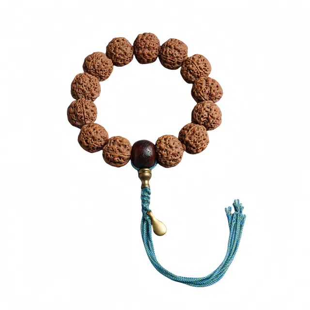 宣华意 藏式民族风文玩盘玩五瓣精品#好运 金刚菩提 手串 男女同款情侣款