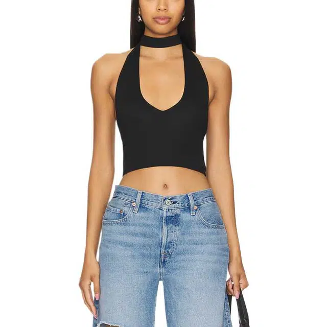 SUPERDOWN Jessalyn Halter Top