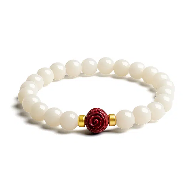 月印百川 优雅气质花朵设计文玩 轻奢小众高级感时尚 日常出行百搭手饰#好运 菩提根 手串 男女同款情侣款