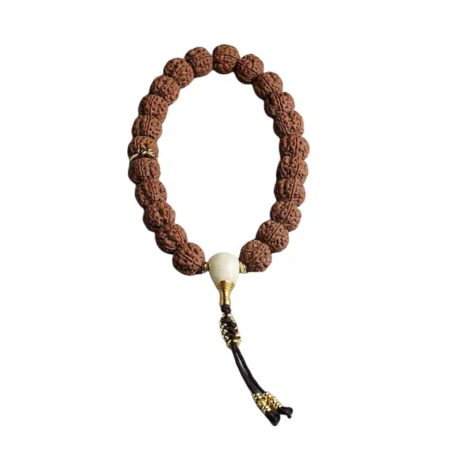 宣华意 精品手持佛珠盘文玩龙纹原籽紧箍咒配饰#好运 金刚菩提 手串 男女同款情侣款