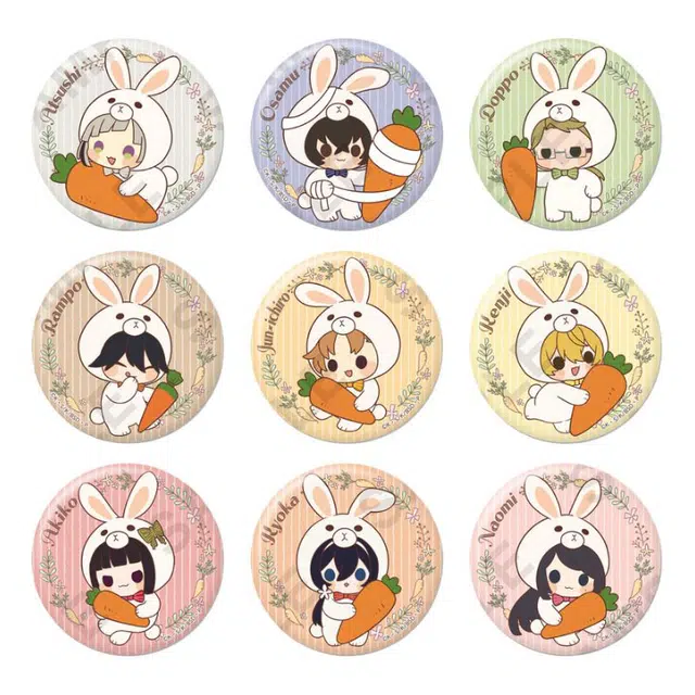 三月兽 文豪野犬 泉镜花 芥川龙之介 江户川乱步 中岛敦 樋口一叶 与谢野晶子 玩偶服系列 宫泽贤治 兔子周边  徽章