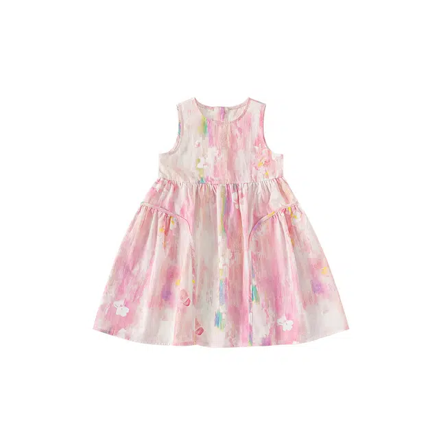 俞兆林连衣裙 洋气时尚亲肤休闲无袖 中小童