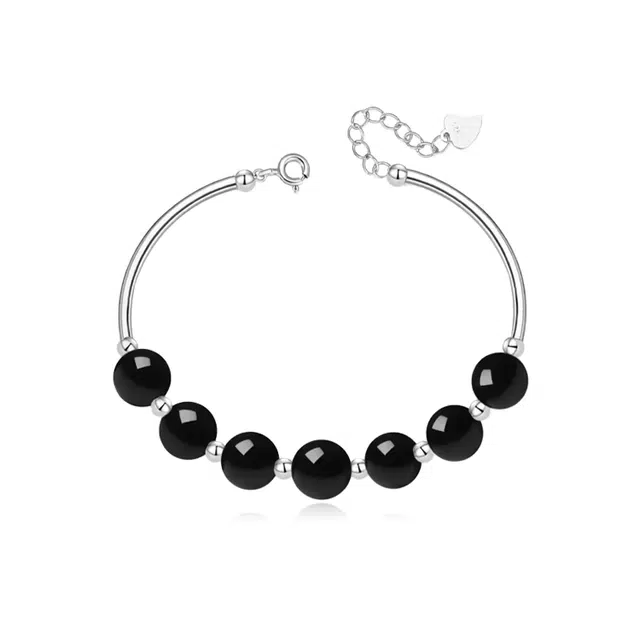 重庆金店 时来运转 时尚精致高级感气质清冷感简约百搭小众轻奢设计#好运 琉璃 手链 男女同款情侣款