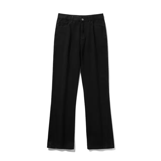 佐菲利 美式复古高腰直筒微喇裤子高街水洗潮牌痞帅牛仔裤 男女同款