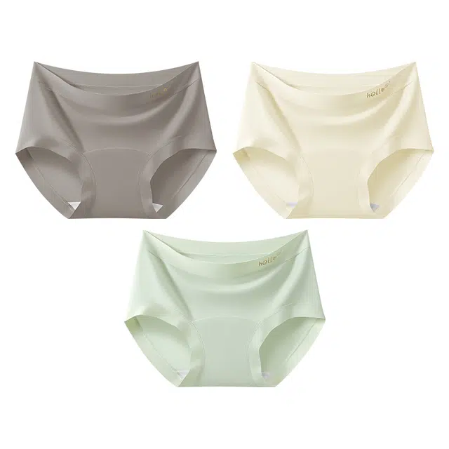 莫代尔 纯色抗菌透气舒适柔软短裤裸感贴合不紧绷三角裤简约百搭潮流时尚内裤 女款