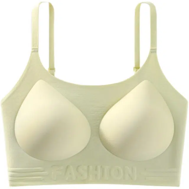 都市丽人 粉底液舒适无痕超薄果冻条减压细肩带内衣背心文胸 女款