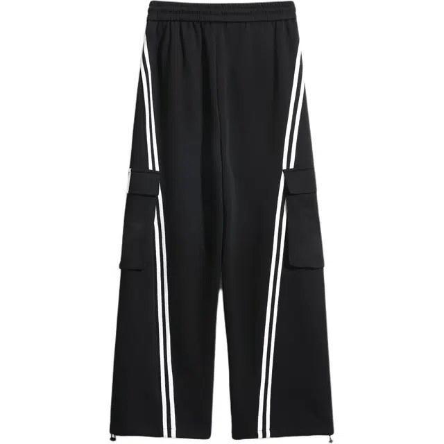 佐菲利 美式条纹多口袋工装裤宽松重磅卫裤直筒阔腿运动裤子休闲裤 男女同款