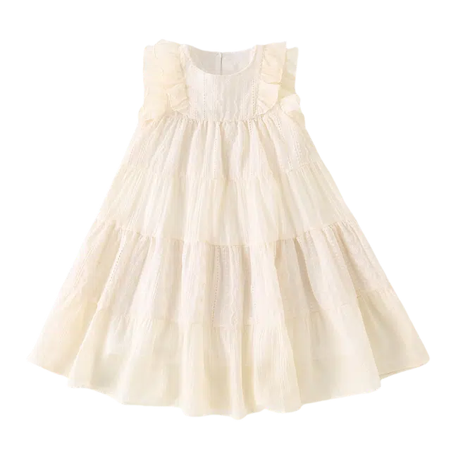 天才小熊连衣裙 百搭时尚洋气无袖 中小童