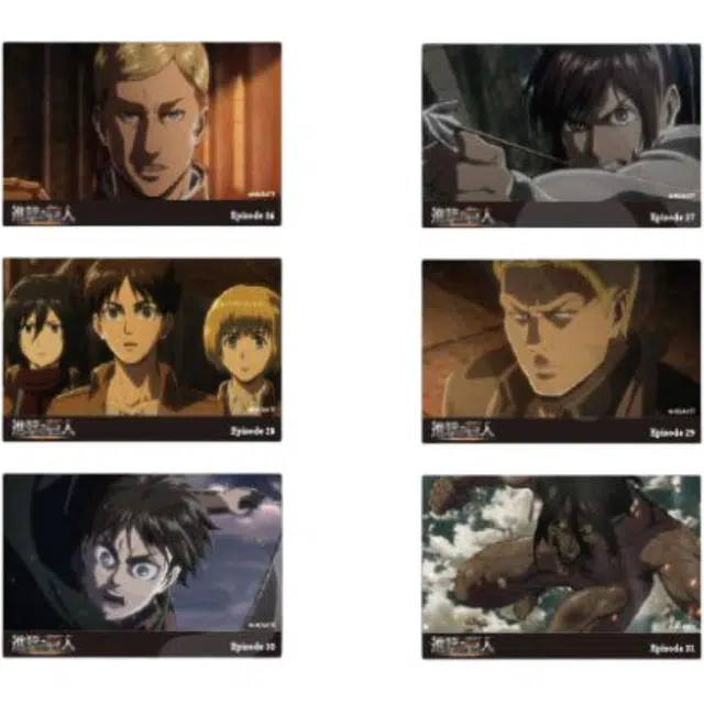 三月兽 进击的巨人 利威尔阿克曼 三笠阿克曼 艾伦耶格尔 艾尔文史密斯 阿明阿诺德 场面写 第二期盲抽  亚克力立牌