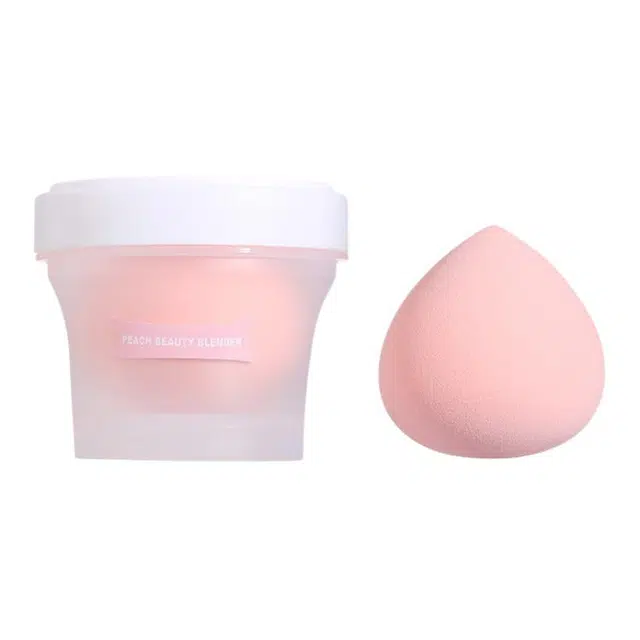顽顽  屁桃美妆蛋海绵化妆粉扑盒装泡水变大非乳胶彩妆蛋 不吃粉易上妆
