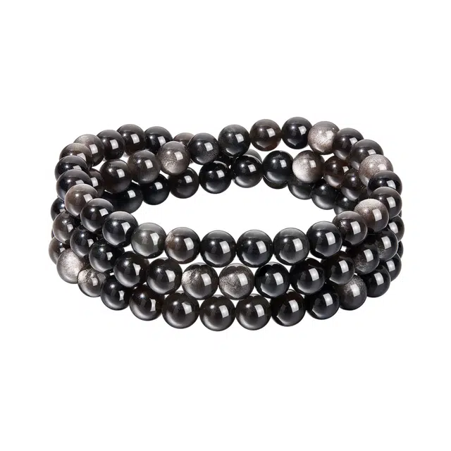 【多圈叠带】 老凤祥 黑暗勇士 前程似锦国潮新中式 本命年转运珠招财 福气满满精致国风精美礼盒#好运天然 黑曜石 手串 男女同款情侣款