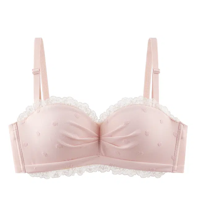 戴维诗 内衣女士小胸聚拢夏薄款平胸专用防下垂半杯显大无肩带文胸 女款