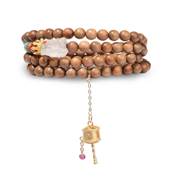 三檀小舍 【凤九】精工满雕刻 前程似锦学业顺利守护转运好运诸事顺利小众高级 檀木 手串 女款