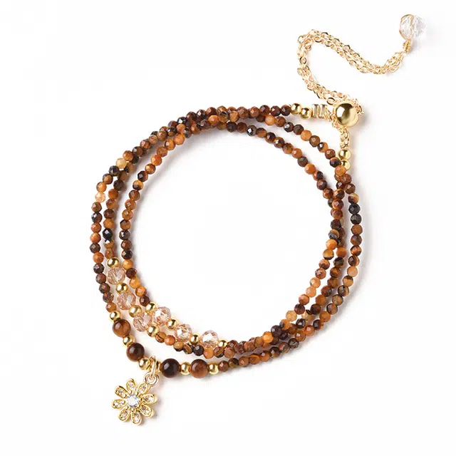 【匠心手作 招财进宝】 灵菲 财运滚滚新中式原创设计转运珠叠戴 #好运转运高级感 虎眼石 手链 男女同款情侣款