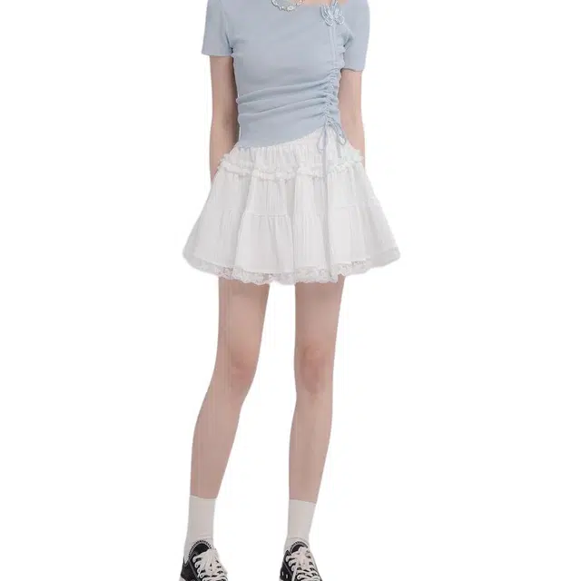 哒头下雨不愁 简约舒适时尚百搭清新休闲短裙 女款