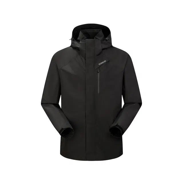 探路者  三合一保暖休闲两件套  防水透气耐磨保暖防静电冲锋衣 男女同款