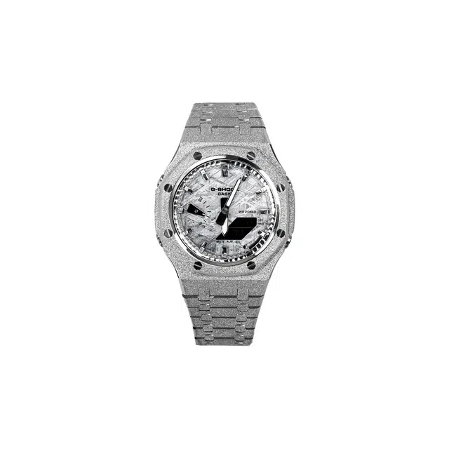 Casio GA2100 Frost Silver