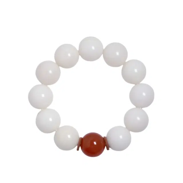 宣华意 新中式高级感优雅时尚精品原籽文玩盘玩佛珠念珠#好运 菩提根 手串 男女同款情侣款