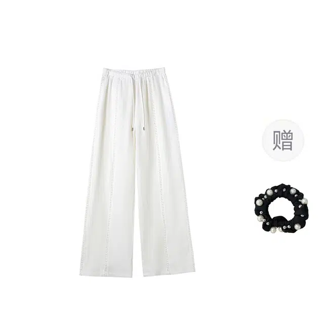 雾闪闪 通勤百搭舒适简约休闲裤 女款