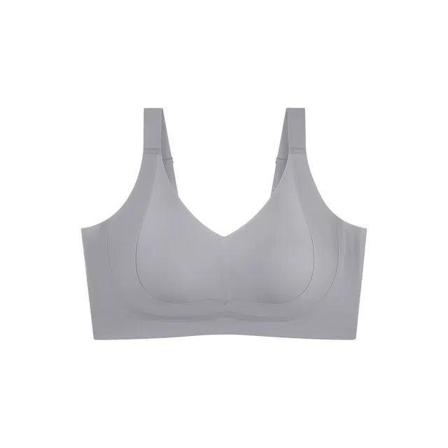 艾诗塔 内衣夏薄款大胸显小防下垂收副乳提拉舒适无痕调整塑形文胸 女款