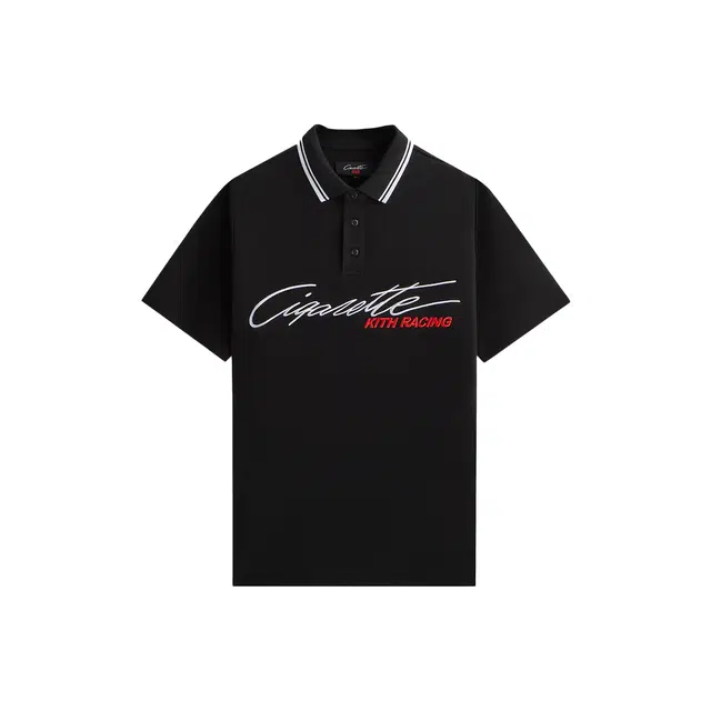 KITH x Cigarette Racing SS25 Pique Polo