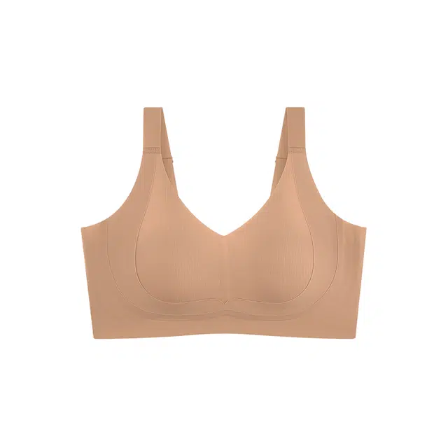 艾诗塔 内衣夏薄款大胸显小防下垂收副乳提拉舒适无痕调整塑形文胸 女款