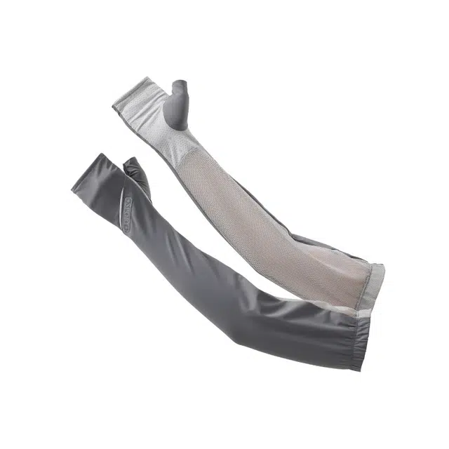 南极人 宽松冰袖防紫外线冰丝袖套手臂套护袖夏季开车骑行上班钓鱼冰凉遮阳透气网纱 锦纶 防晒袖 男女同款情侣款