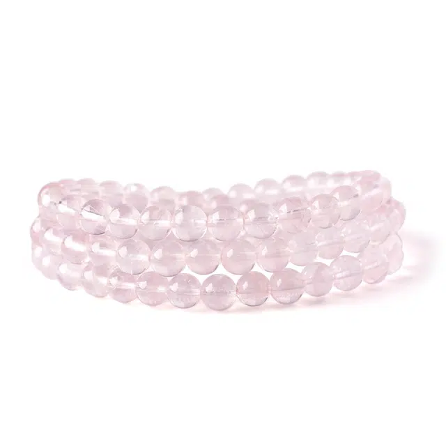 【匠心手作 冰粉佳人】 灵菲 招桃花招正缘 精品级转运珠多圈显白佛珠 #好运转运粉晶礼盒天然 粉水晶 手串 男女同款情侣款
