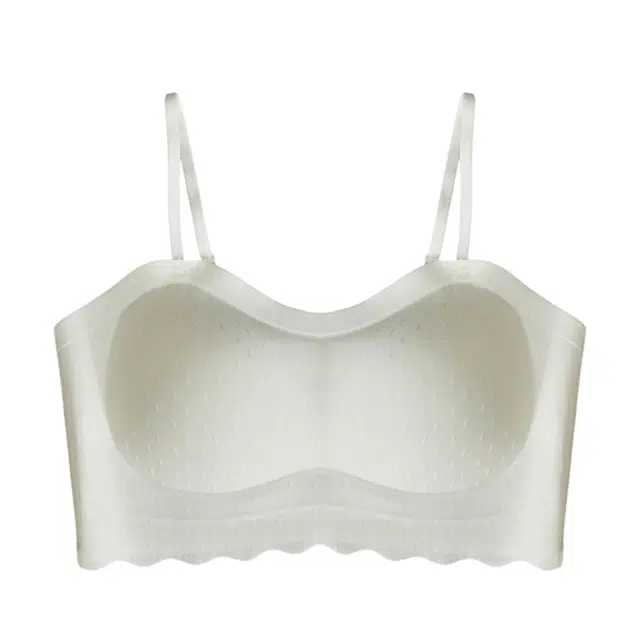 欧迪芬 无痕冰丝轻薄透气亲肤柔软全包裹上托聚拢防下垂收副乳夏季多巴胺清凉款文胸 女款