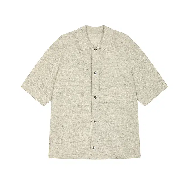 速写 宽松透气时尚简约短袖衬衫 男款