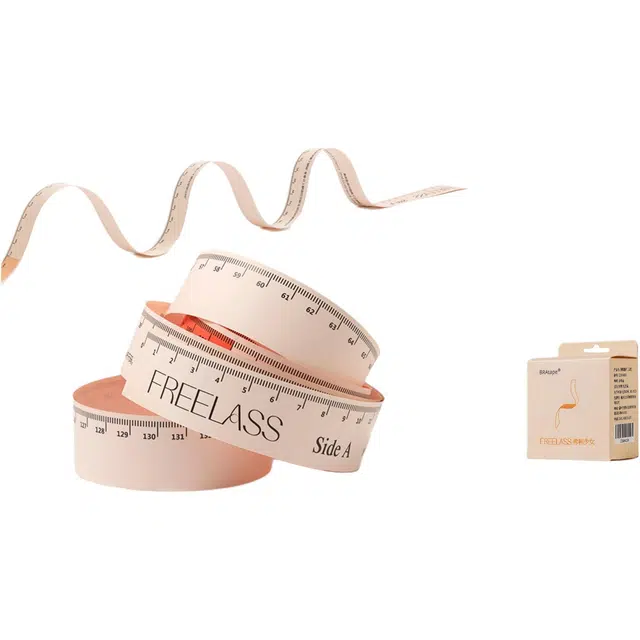弗利少女 胸围测量量尺 迷你多功能纸质软尺内衣配饰 女款