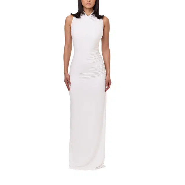 NAKED WARDROBE Sleeveless Overlay Maxi Dress Smooth