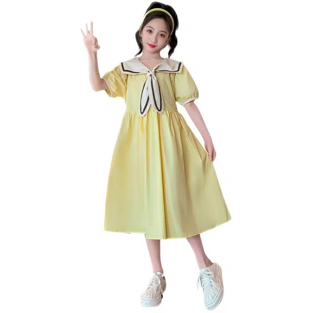 天才小熊连衣裙 时尚休闲短袖 中小童