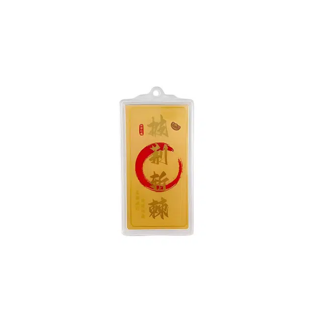 凤庙珠宝 披荆斩棘 复古新中式轻奢国潮风福气满满财运亨通马上有钱财源滚滚 日常通勤包包搭配配饰 金 手机贴 男女同款情侣款