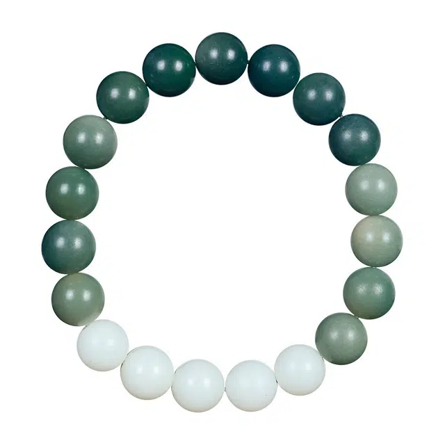 前方大荒野 墨色渐变串珠链自然清新氛围感简约时尚小众设计新中式禅意转运招财纳福日常通勤百搭精致#好运 菩提根 手串 女款