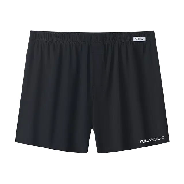 图兰朵 简约时尚轻便舒适透气吸汗高弹力运动休闲轻薄平角内裤 男款