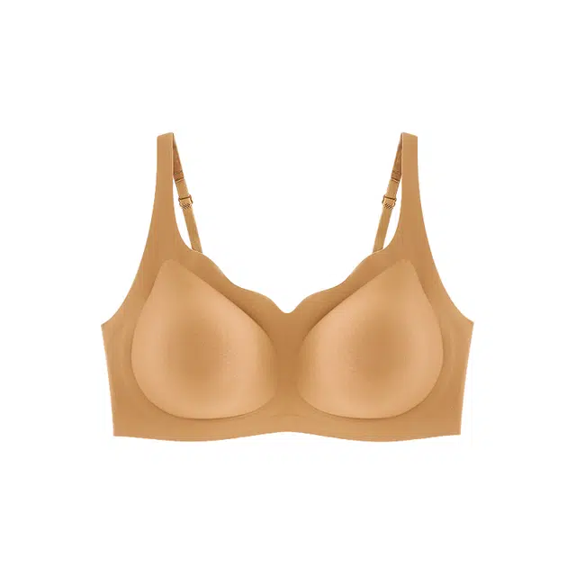艾诗塔 无痕内衣小胸聚拢文胸提拉防下垂收副乳薄款美背舒适胸罩 女款