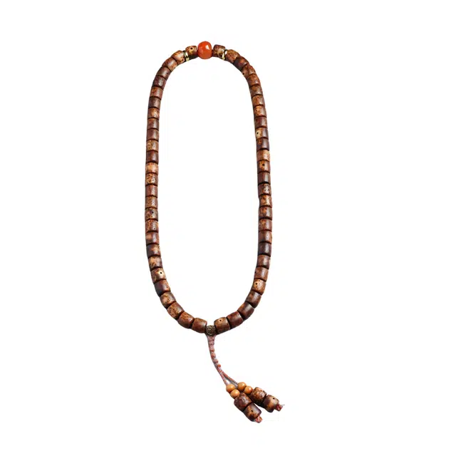 宣华意 民族风藏式直切文玩陈籽手持链念佛珠 精品珍藏级#好运 星月菩提 手串 男女同款情侣款