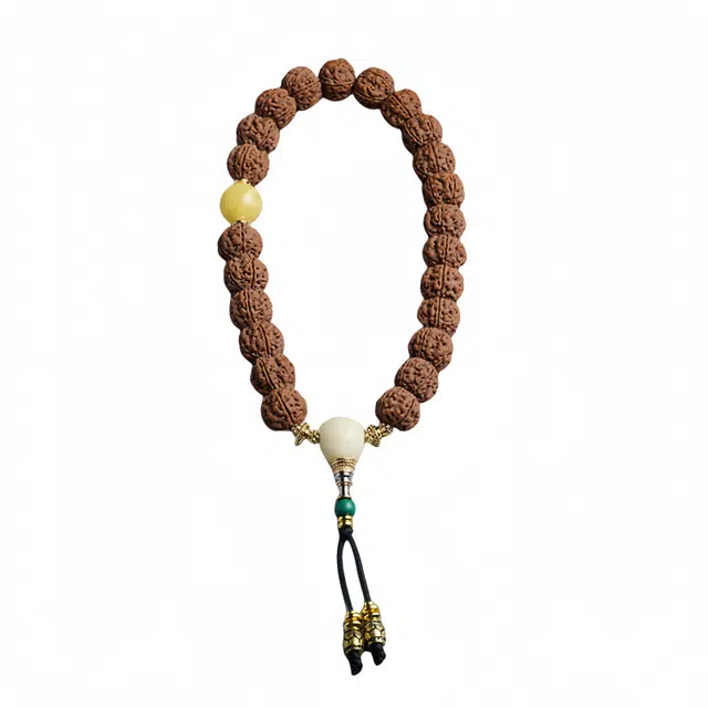 宣华意 手持念佛珠盘玩藏式文玩精品#好运 金刚菩提 手串 男女同款情侣款