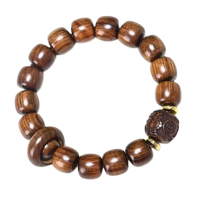 富珠汇 招财进宝 新中式小众轻奢百搭 财运亨通 花梨木 手串 男女同款情侣款