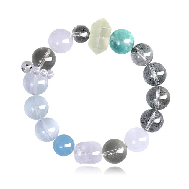 一世倾 学业进步平静心灵国朝新中式本命年转运珠高级感精美礼盒小众设计精致时尚百搭轻奢风好运天然 多色水晶 手串 男女同款情侣款