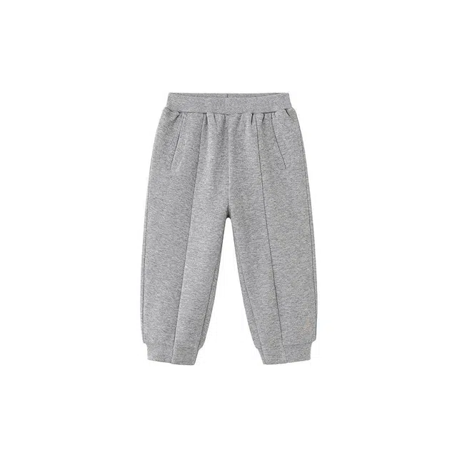 英氏卫裤 纯色休闲针织束脚 儿童款