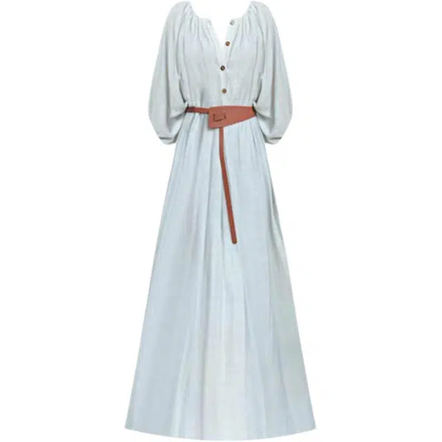 沐晓欣 潮流舒适时尚百搭短袖连衣裙 女款