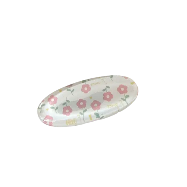 希铃 多巴胺小清新鹅蛋形简约甜美 亚克力 发夹 女款